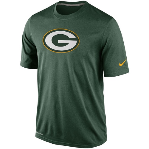 NFL Green Bay Packers Nike Legend Logo Essential 2 Performance T-Shirt - Green